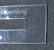 Load image into Gallery viewer, Acrylic Custom Zipper Placard