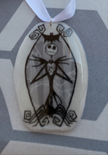 Load image into Gallery viewer, Nightmare Before Christmas necklace curved framed Jack!
