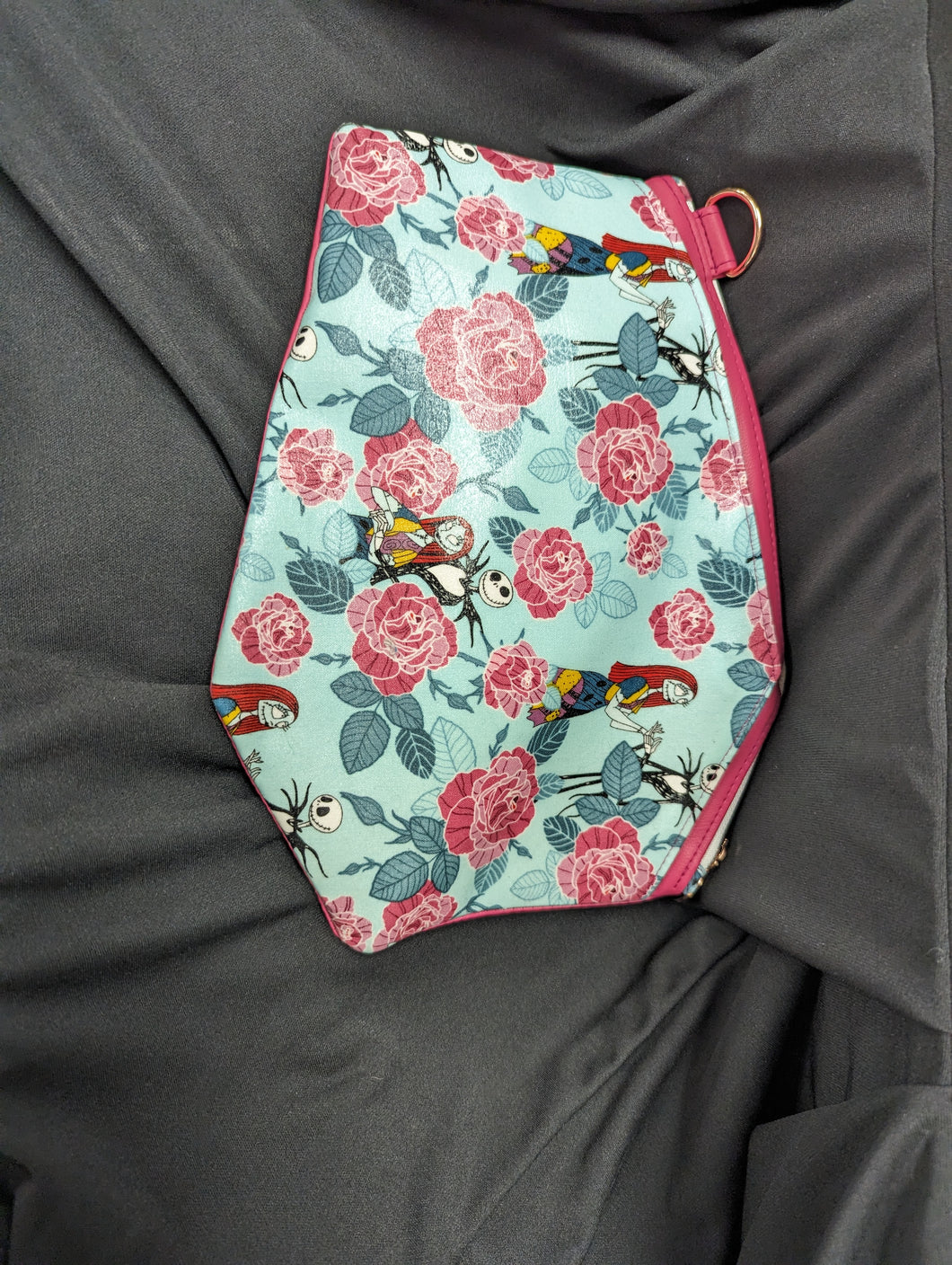 Nightmare Before Christmas and Roses Coffin Crossbody Purse
