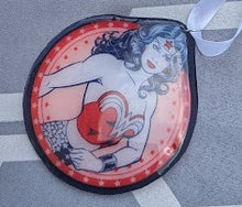 Load image into Gallery viewer, Wonder Woman necklace &amp; matching earrings
