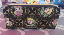 Load image into Gallery viewer, Zip Wallet - Zelda Wind Waker - Large
