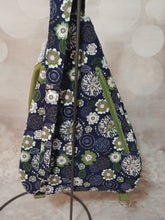 Load image into Gallery viewer, Sling Backpack - Navy and Green
